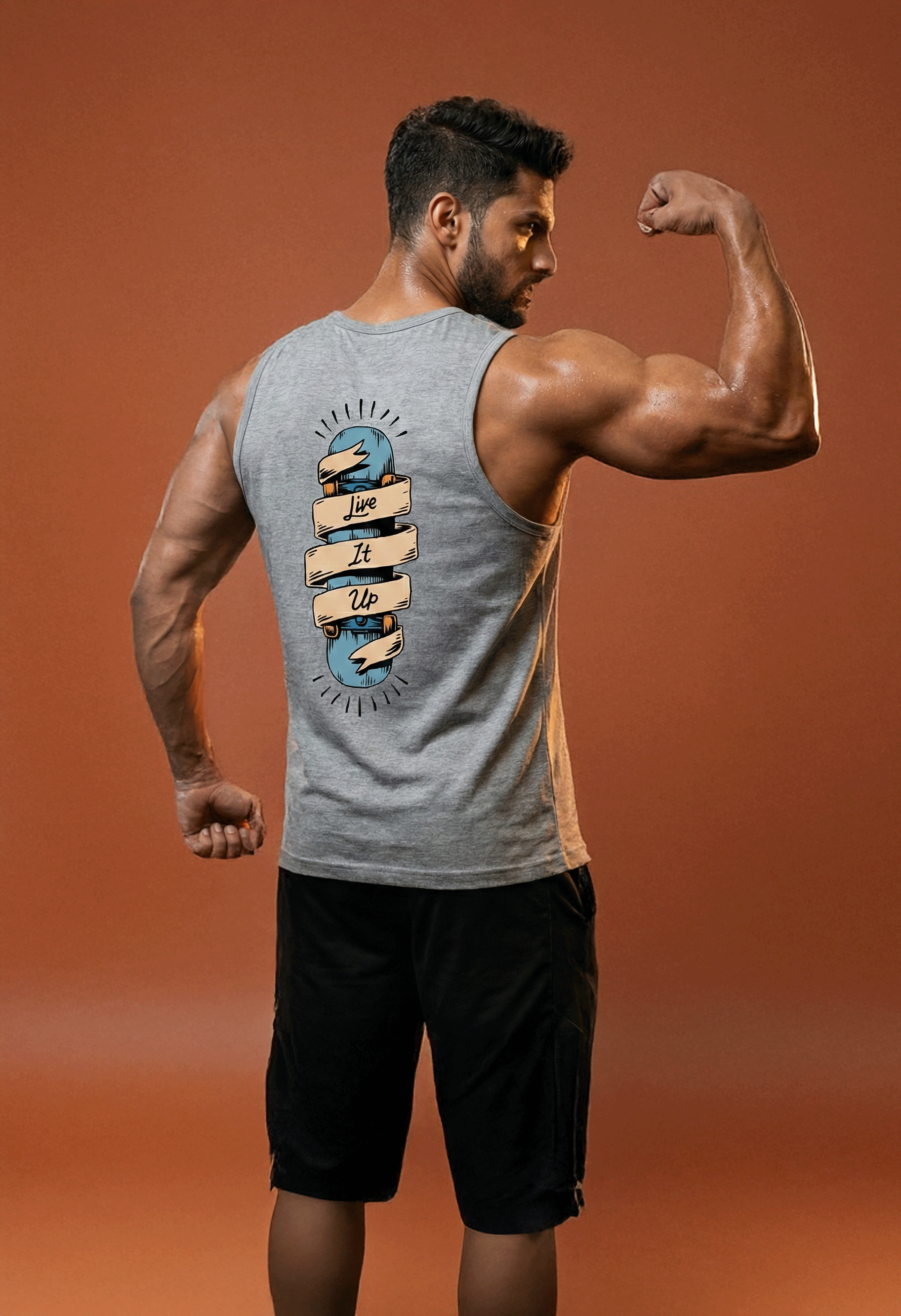 ECLX-25-102 Men's Sleeveless T-Shirt